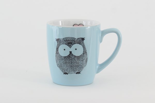 Чашка Owl Funny 280 мл, cиня, HTK-013 Limited Edition