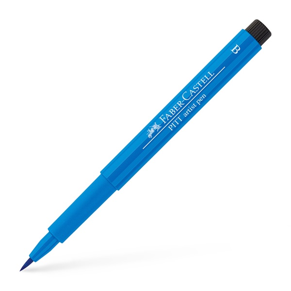 Ручка капілярна PITT Brush Artist Pen 110 синьо-сірий, 167410 Faber-Castell