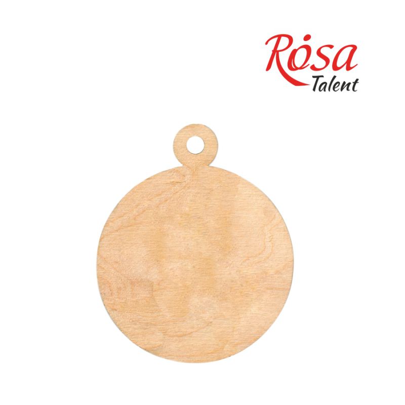 Заготівля Куля, фанера, Д:6 см, 1шт, Rosa Talent (4)