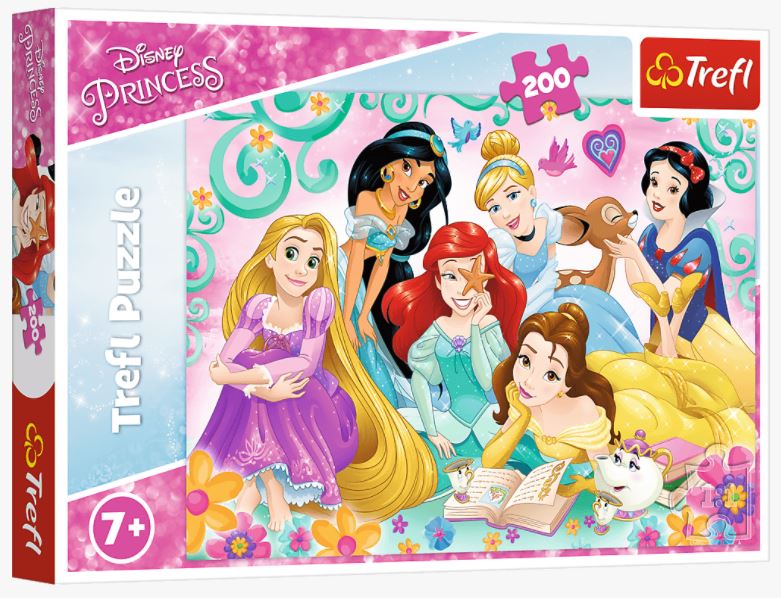 Пазл "200" - Веселий світ принцес / Disney Princess, Trefl, 13268
