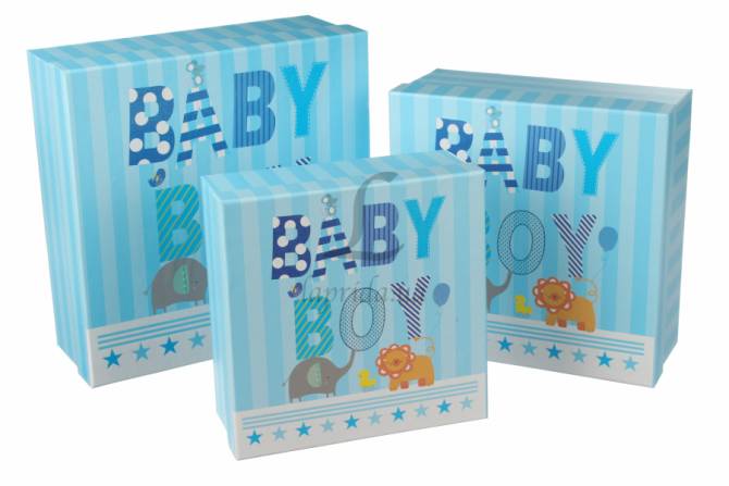 Подарочная коробка прямоугольна большая, 7-181-182