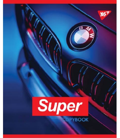 Тетрадь 48 кл YES Super car, 764346