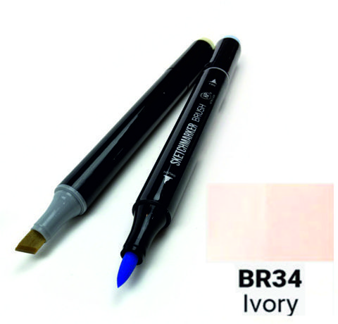 Маркер двосторонній SKETCHMARKER Brush Слонова кістка, SMB-BR34 3