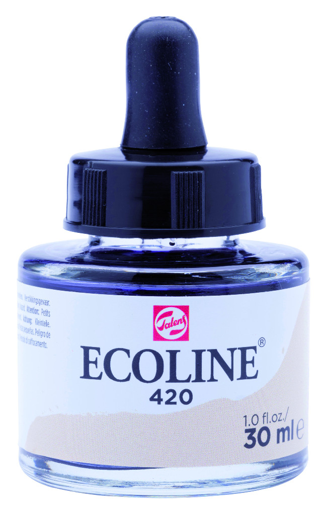 Фарба акварельна рідка Ecoline, (420), Бежева, 30 мл, Royal Talens