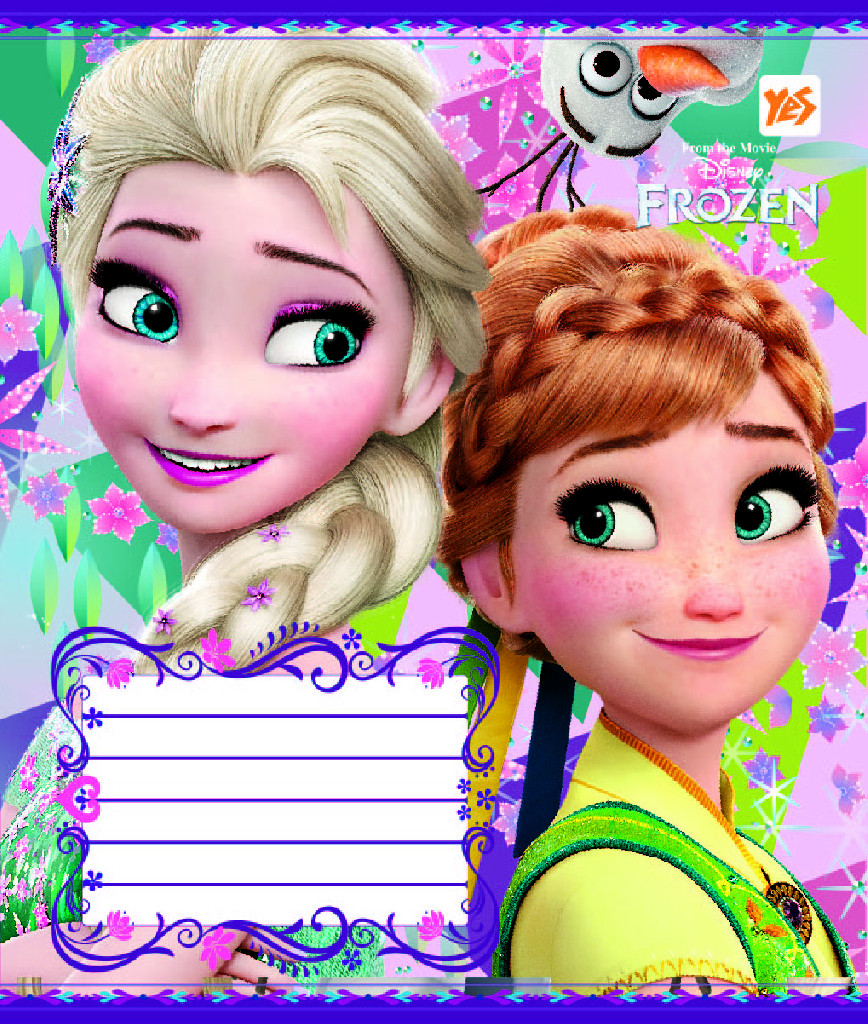 Тетрадь 12 кл YES Frozen rainbow, 761312
