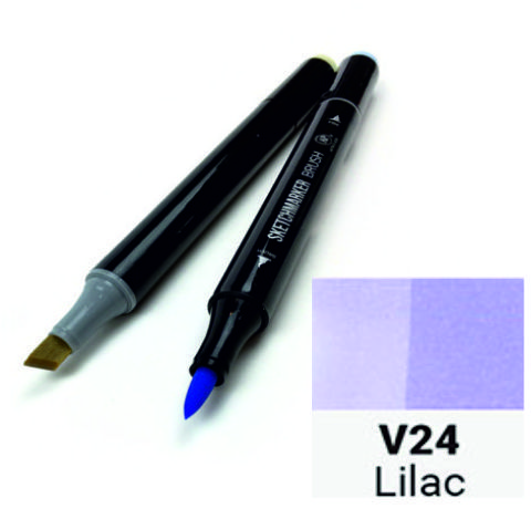 Маркер двосторонній SKETCHMARKER Brush Бузковий, SMB-V24 3