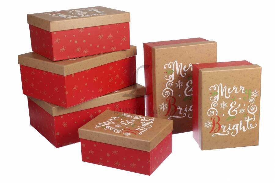 Подарок. коробка №5 прямоугольная, 7-1908-393