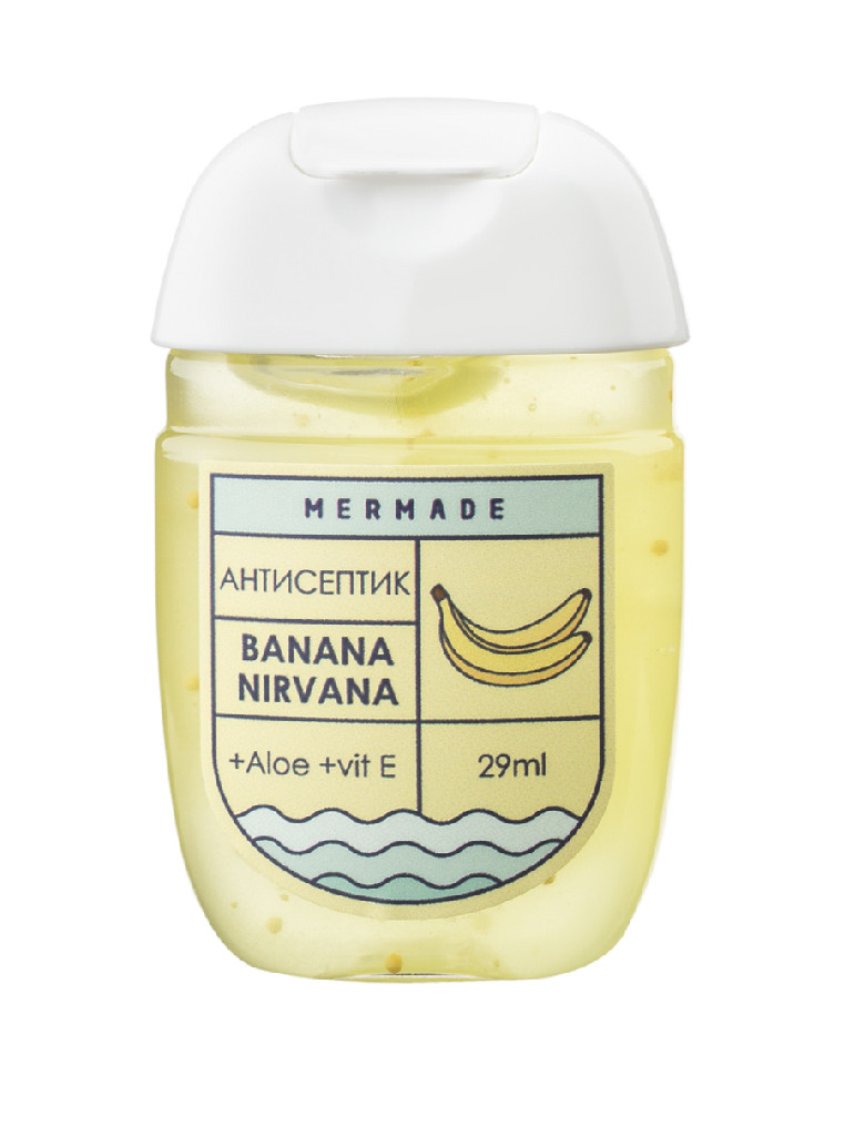 Антисептик для рук "Banana Nirvana" 29 мл, MR0012, Mermade