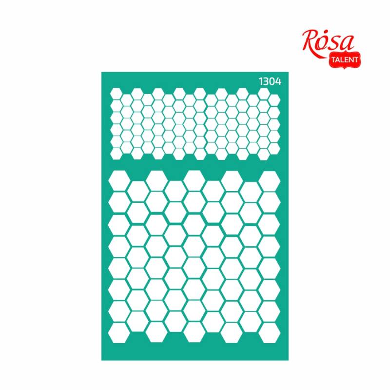 Трафарет самоклеючий Фоновий 13*20 см №1304 Абстракція Роса