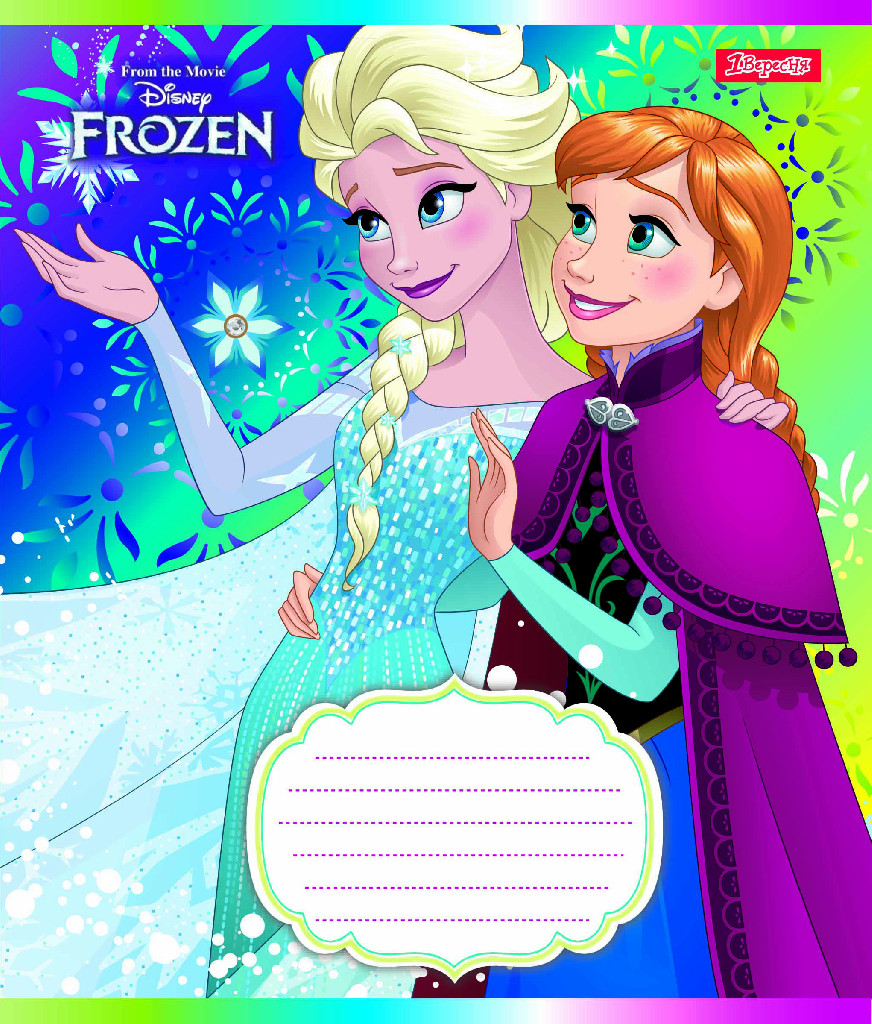 Зошит 12 лін. 1В Frozen snow, 762900 (4897)