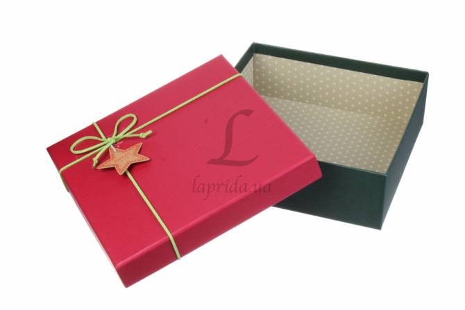 Подарункова коробка середня квадрат, 76-050