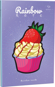 Блокнот А5 "Artbook Rainbow - Cake" blue, 901203 TM Profiplan 