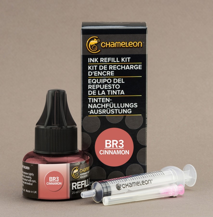 Чорнило для заправки маркера Chameleon 25 мл - Cinnamon (кориця, BR3), CT9044