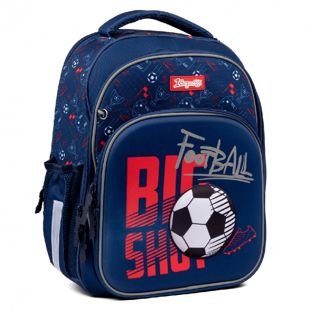 Рюкзак шкільний 1В S-106 "Football", синій, 552344