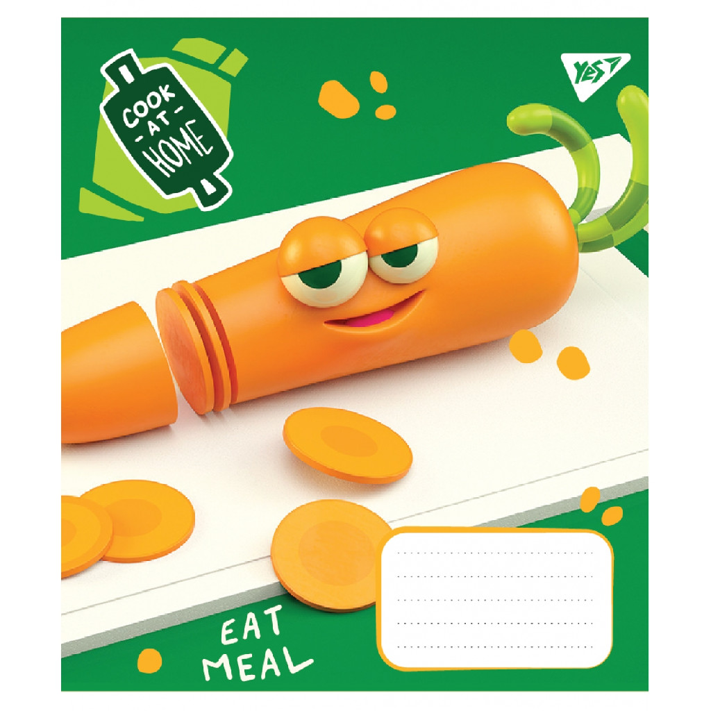 Тетрадь 12 лин. YES Eat meal, 765800