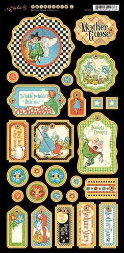 Вирубки із чіпборда 1 Mother Goose 4500762