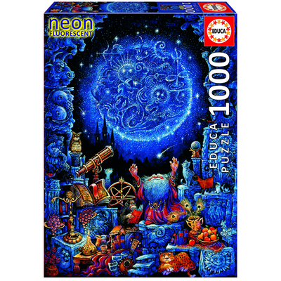 Пазл "1000" неон - Астролог, Educa, 18003