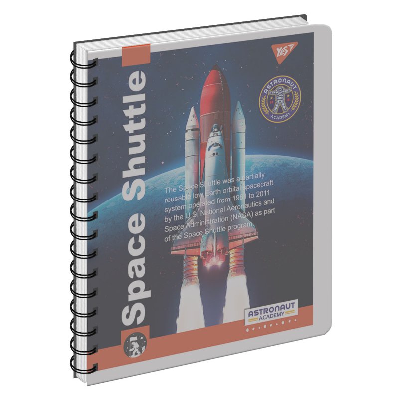 Тетрадь А5/144 кл. YES пл. обл. Astronaut academy, 160129