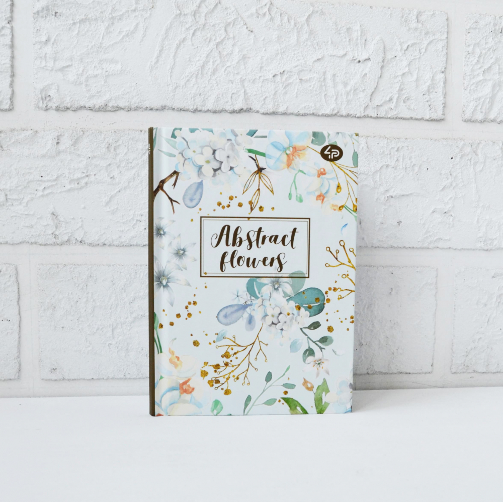 Блокнот А6 "Abstract flowers" blue, 902484, TM Profiplan