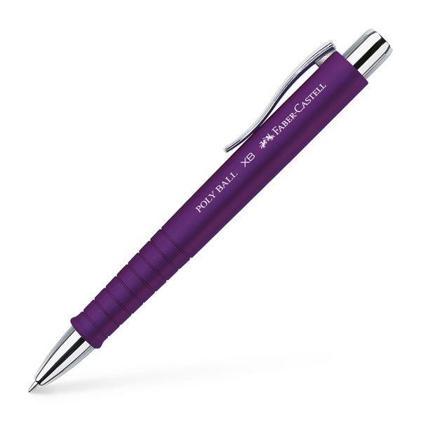 Ручка шариковая Poly Ball XB фиолетовая, 241137 Faber-Castell