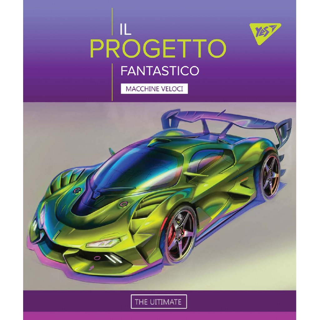 Тетрадь 18 лин. YES "Fantastic cars", 765203