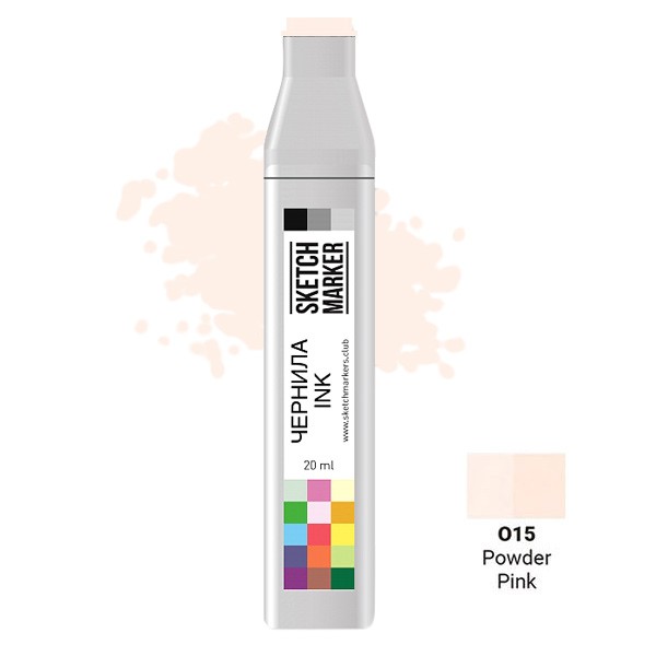 Чорнило для заправки маркера SKETCHMARKER, 20 мл, Порошок рожевий, SI-O15