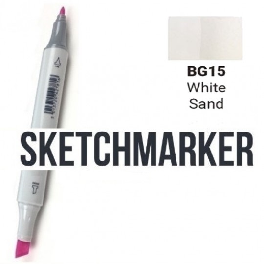 Маркер двосторонній SKETCHMARKER Білий пісок, SM-BG15 3