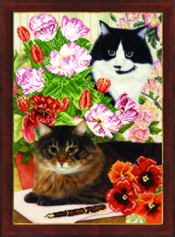 Схема для вишивання бісером СБ-263 24,5*35 см на авторській канві ТМ "Чарівна мить"