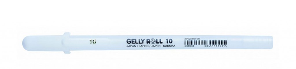 Ручка гелева Gelly Roll Basic, Біла 10 BOLD, Sakura 1
