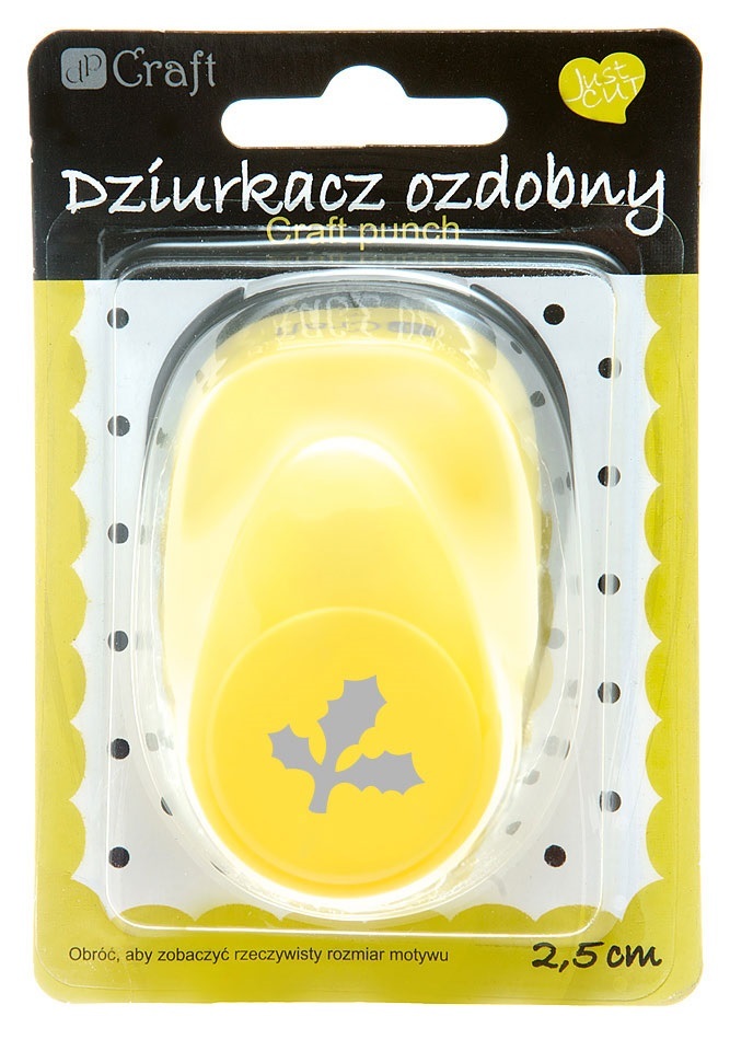 Фігурний дирокол 2,5 см Гостролист, JCDZ-110-106 DpCraft