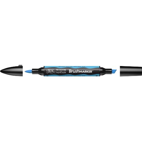 Маркер двухсторонний Brushmarker, Небесно-голубой, 0204621 W&N