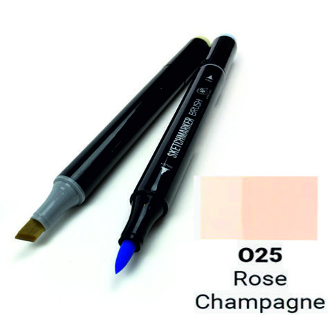 Маркер двусторонний SKETCHMARKER Brush Розовое шампанское, SMB-O25 3