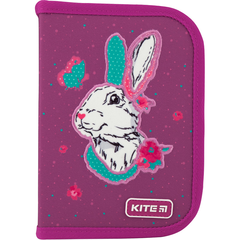 Пенал Kite 622 Bunny, 1 від., 2 відв., без наповн., K20-622-5