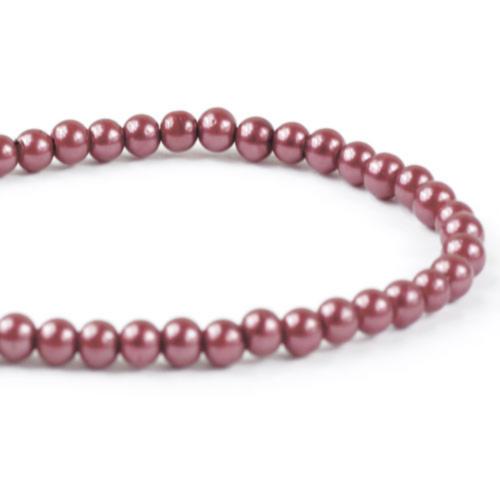 Намисто 6 мм (нитка 80 см*145 шт)  095PD,6mmrd Crystal Art 