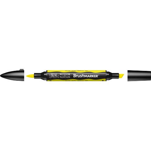 Маркер двосторонній Brushmarker, Жовтий, 0204173 W&N