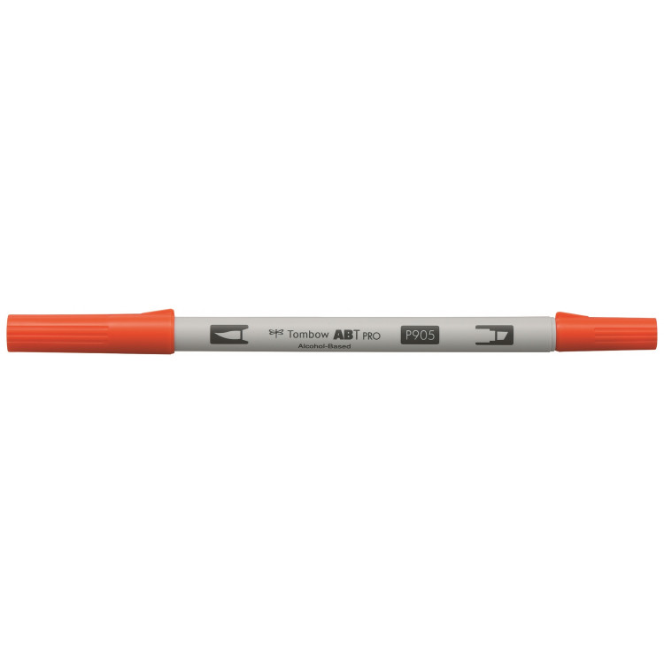 Маркер двосторонній на спиртовій основі ABT PRO ABTP-905, червоний ТМ "Tombow"