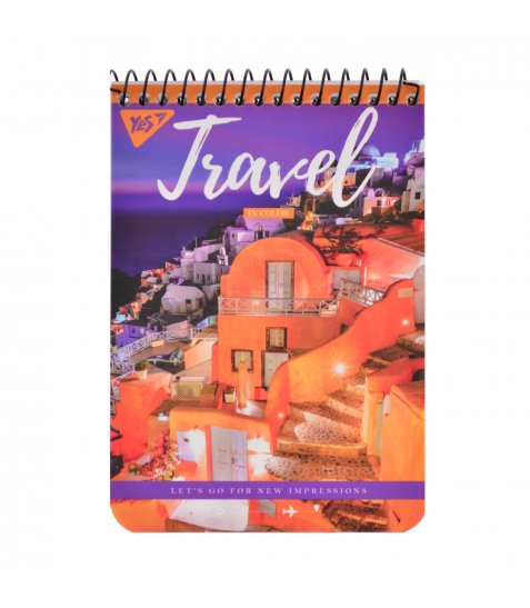 Зошит А6 80 кл YES од.сп.Travel in Color, 681412