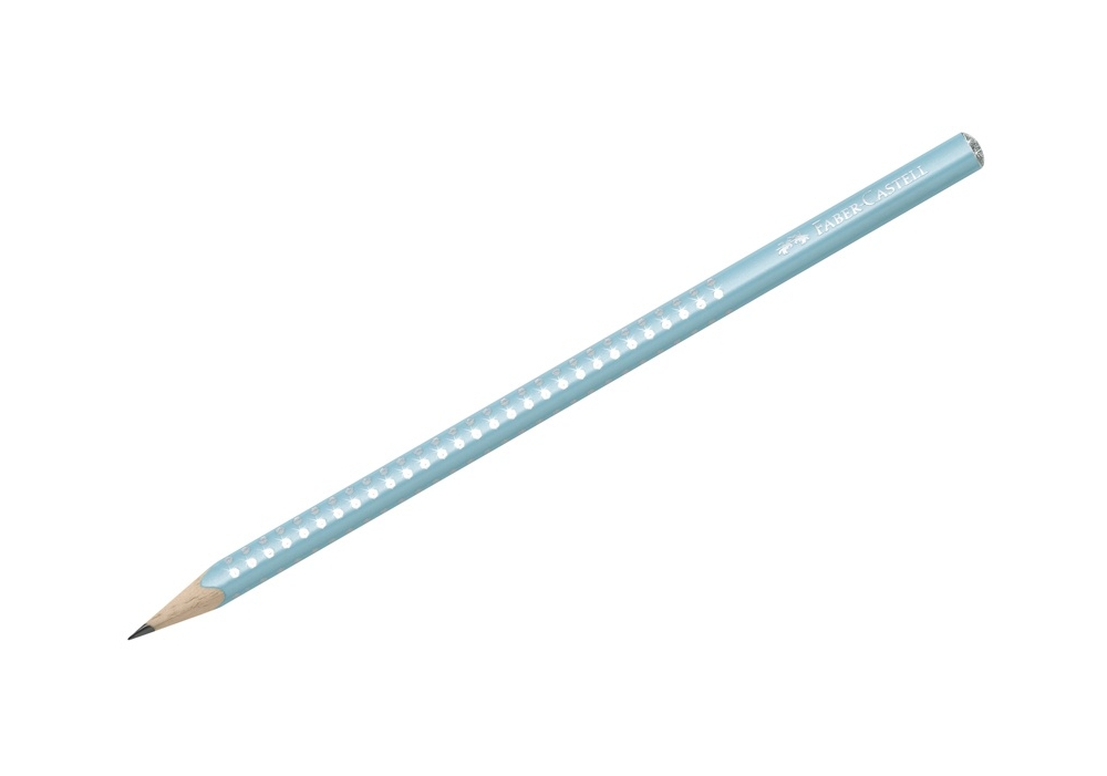 Карандаш чернографитный Grip Sparkle, бирюзовый, 118205Р Faber-Castell