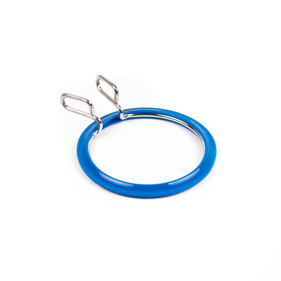 Пяльцы пружинные для вышивания и штопки "Nurge", d=58 мм, 160-3, синие, ТМ "Чарівна мить"