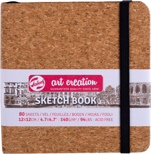 Блокнот для графики Talens Art Creation 140 г/м², 12*12 см, 80 л, Cork, Royal Talens