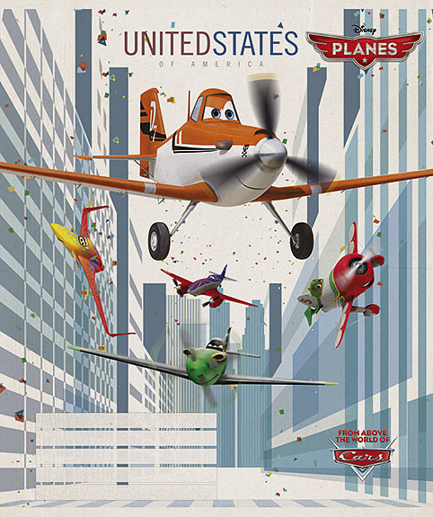 Тетрадь 18 кл. Школярик "Disney" ВД лак (2382)