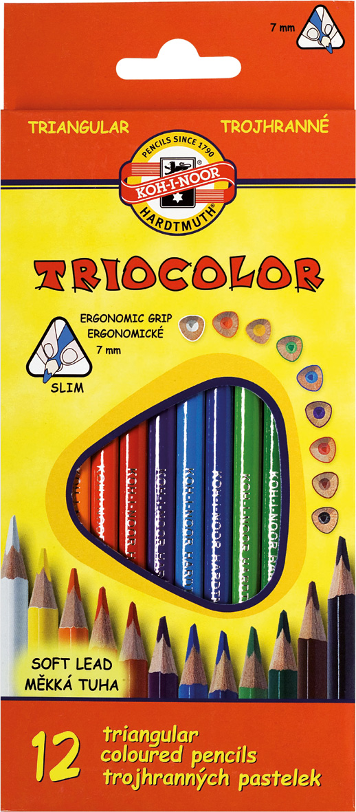 Олівці 12 кол. Triocolor 3132 КIN
