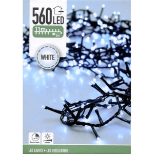 Гирлянда пучковая витая из LED-ламп, 560 шт., белый свет, зелёный провод 11 м, AX8511610