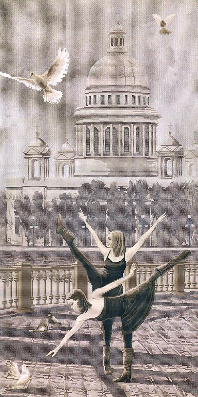 Набор для вышивания "Исаакиевский собор" 30*60, AC6006