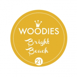 Штемпельна фарба Bright Beach/Яскравий Пляж (темно-жовтий), W99021 ТМ "Woodies"