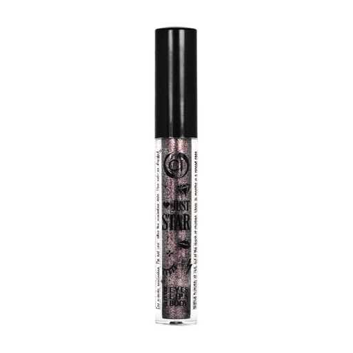 Глиттер жидкий для лица Just Star 4ml 102 Bright Chocolate, Colour Intense