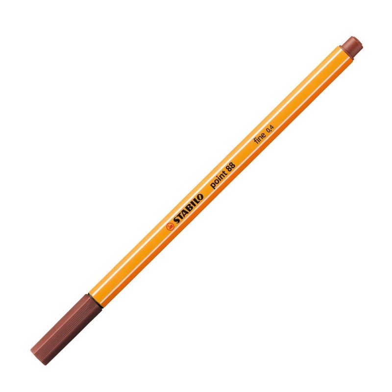 Ручка капиллярная, сиена Stabilo point 88, 88/75, 14.2444