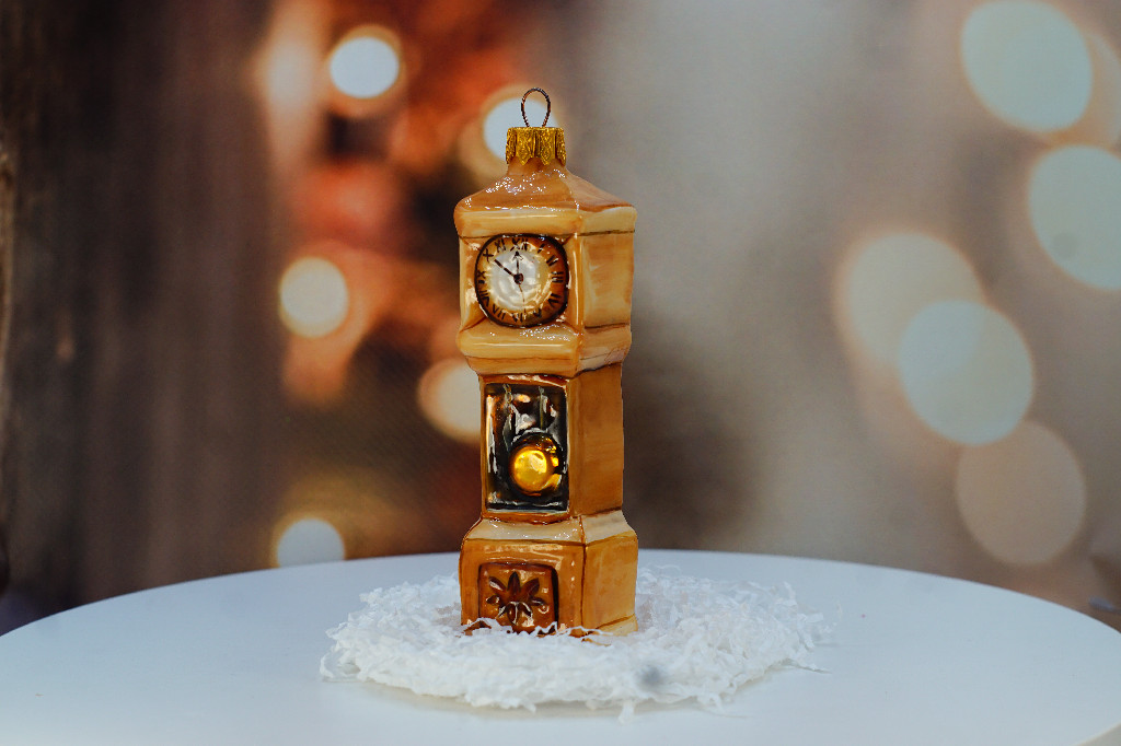 Іграшка ялинкова "Годинник floor clock", MarryChupmas 3