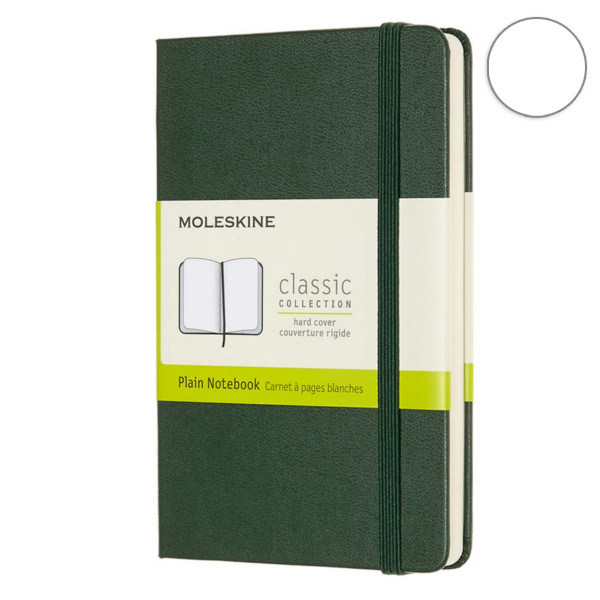 Записник Миртовий Зелений кишеньк. нелінован, Moleskine Classic, QP012K15