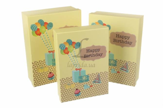 Подарочная коробка прямоугольна средняя, 7-181-175